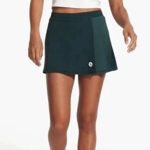 Vuori Forest Green Two Tone Tennis Skirt Skort Athlete Sporty Sz M